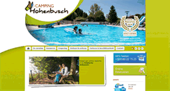 Desktop Screenshot of campinghohenbusch.be